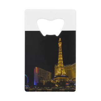 Las Vegas 's nachts Creditkaart Flessenopener