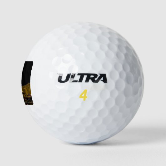 Las Vegas 's nachts Golfballen (Logo)