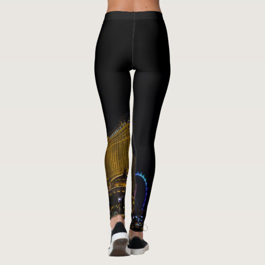 Las Vegas 's nachts Leggings (Achterkant)