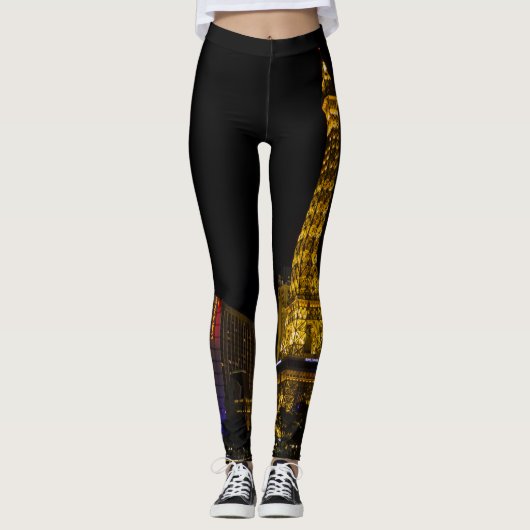 Las Vegas 's nachts Leggings (Voorkant)