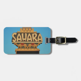 Las Vegas Sahara Casino Landmark Architecture Bagagelabel