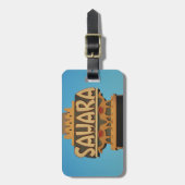 Las Vegas Sahara Casino Landmark Architecture Bagagelabel (Voorkant verticaal)