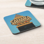 Las Vegas Sahara Casino Landmark Architecture Bier Onderzetter (Linkerzijde)