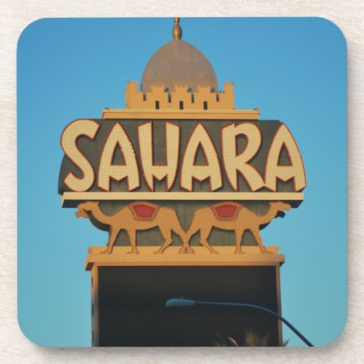 Las Vegas Sahara Casino Landmark Architecture Bier Onderzetter (Voorkant)