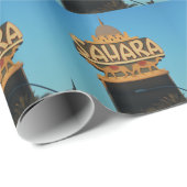 Las Vegas Sahara Casino Landmark Architecture Cadeaupapier (Rol Hoek)