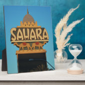 Las Vegas Sahara Casino Landmark Architecture Fotoplaat (Zijkant)