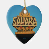 Las Vegas Sahara Casino Landmark Architecture Keramisch Ornament (Rechts)