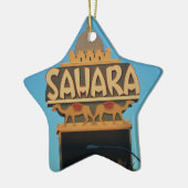 Las Vegas Sahara Casino Landmark Architecture Keramisch Ornament (Links)