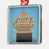 Las Vegas Sahara Casino Landmark Architecture Metalen Ornament (Links)