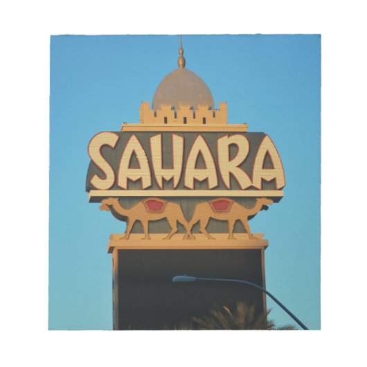 Las Vegas Sahara Casino Landmark Architecture Notitieblok (Voorkant)