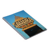 Las Vegas Sahara Casino Landmark Architecture Notitieboek (Rechterzijde)