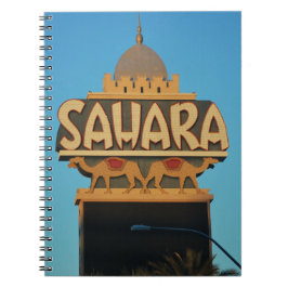 Las Vegas Sahara Casino Landmark Architecture Notitieboek