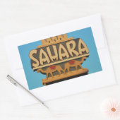 Las Vegas Sahara Casino Landmark Architecture Rechthoekige Sticker (Envelop)