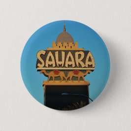 Las Vegas Sahara Casino Landmark Architecture Ronde Button 5,7 Cm