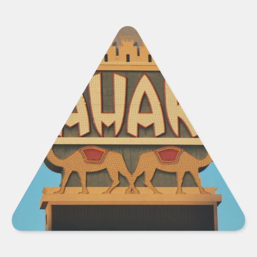Las Vegas Sahara Casino Landmark Architecture Sticker (Voorkant)