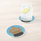 Las Vegas Sahara Casino Landmark Architecture Zandsteen Onderzetter (Zijkant)