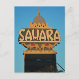 Las Vegas Sahara Casino Landmark Architectuur Briefkaart