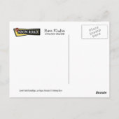 Las Vegas Sands Hotel Retro Neon Briefkaart (Achterkant)