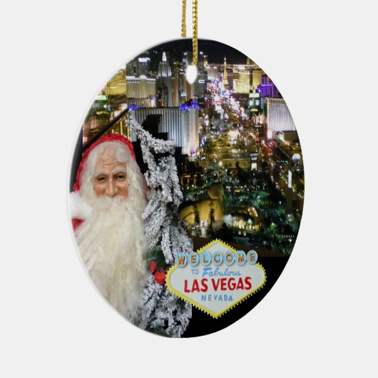 Las Vegas Santa Clause Ornament (Rechts)