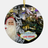 Las Vegas Santa Clause Ornament (Voorkant)
