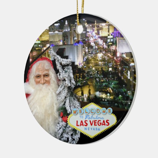 Las Vegas Santa Clause Ornament (Links)