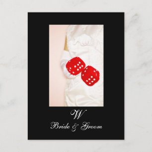 Las Vegas Save the Date Briefkaarten Monogrammen