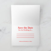 Las Vegas Save the Date Cards Aankondiging (Binnen)