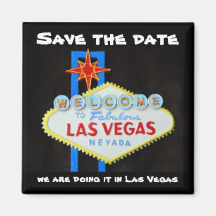 Las Vegas Save the Date Magneet