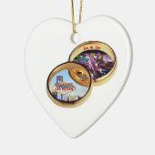 Las Vegas Save the Date Wedding Rings Ornament (Links)
