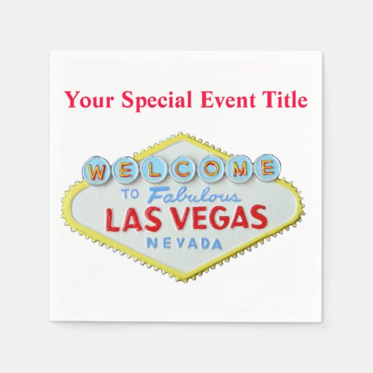 Las Vegas Servetten (Voorkant)