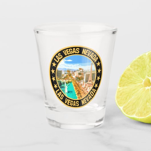 Las vegas shot glas (Voorkant)