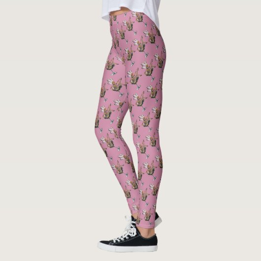 Las Vegas Showgirl Pink Leggings (Links)
