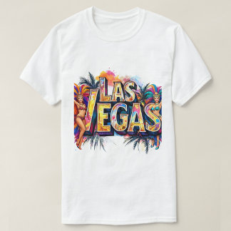 Las Vegas Showgirl Splash T-shirt
