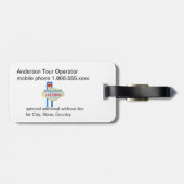 Las Vegas Sign Baggage Label Bagagelabel (Achterkant horizontaal)