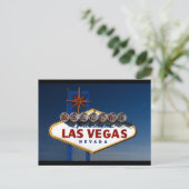 Las Vegas Sign Briefkaart (Staand voorkant)