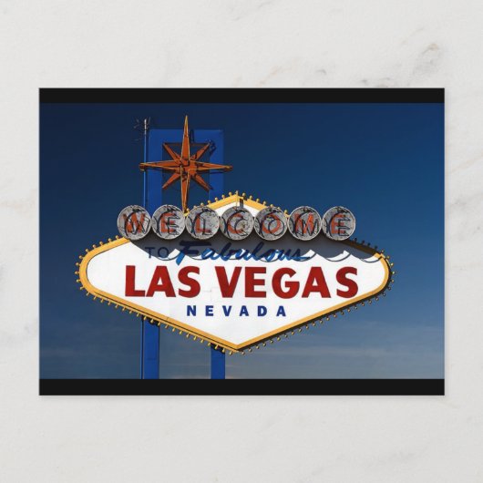 Las Vegas Sign Briefkaart (Voorkant)