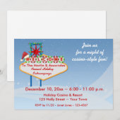 Las Vegas Sign Holiday Uitnodiging (Voorkant / Achterkant)