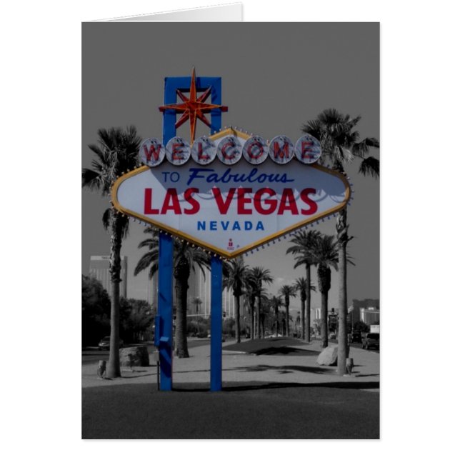 Las Vegas Sign Kaart (Voorkant)