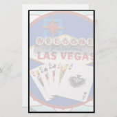 Las Vegas Sign. & Kaarten Poker Chip (Voorkant / Achterkant)