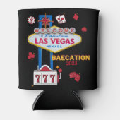 Las Vegas Sign Nevada Baecation Group Blikjeskoeler (Voorkant)