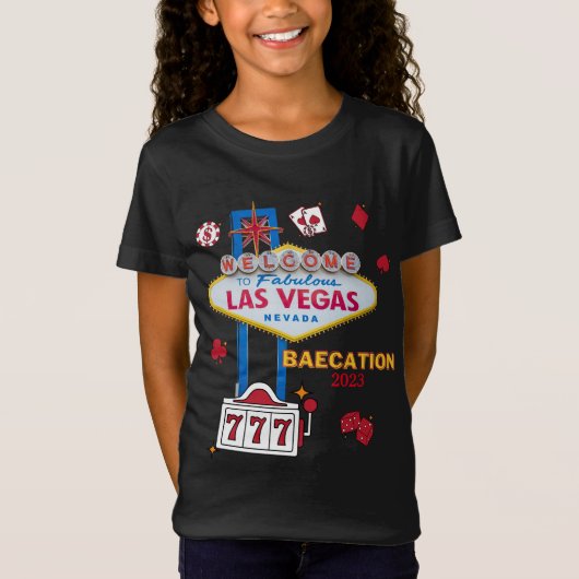 Las Vegas Sign Nevada Baecation Group Matching T-S T-shirt (Voorkant)