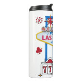 Las Vegas Sign Nevada Baecation Thermosbeker (Gedraaid links)