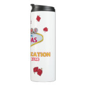 Las Vegas Sign Nevada Baecation Thermosbeker (Geroteerd rechts)