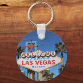 Las Vegas Sign Nevada Casino Gambling Landmark Sleutelhanger (Voorkant)