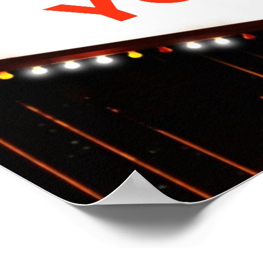 Las Vegas Sign Poster (Hoek)