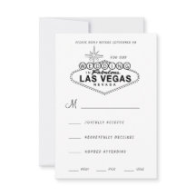 Las Vegas Sign Retro Wedding