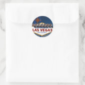 Las Vegas Sign Ronde Sticker (Tas)