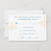 Las Vegas Sign RSVP | Huwelijksreactiekaart (Achterkant)