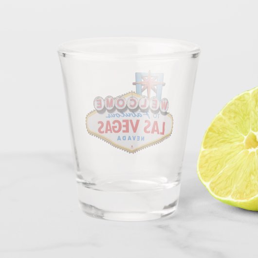 Las Vegas Sign Shot Glas (Achterkant)