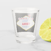 Las Vegas Sign Special Event Glass Shot Glas (Achterkant)
